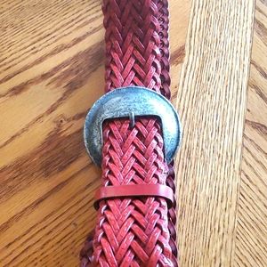 Real leather women's belt